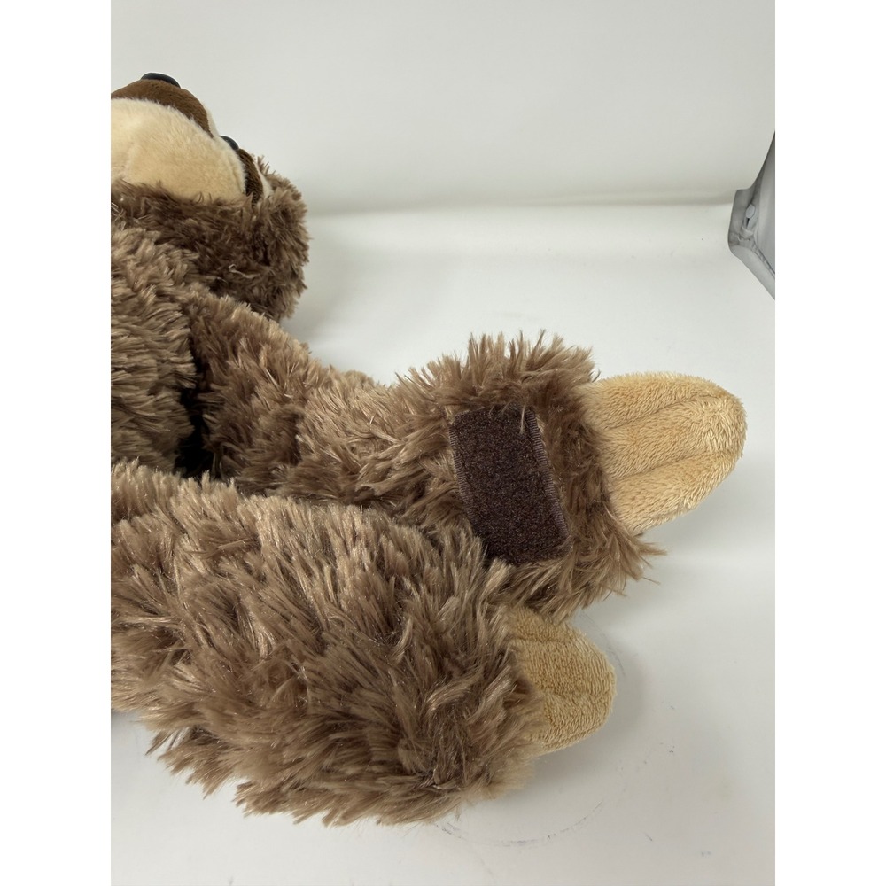 Aurora Destination Nation Sloth Plush Brown Shaggy Stuffed Animal 2020 12 inch - Picture 9 of 10